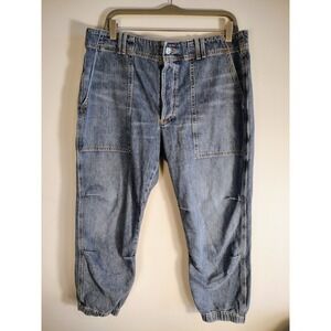 CITIZENS OF HUMANITY Agni Jeans Womens 33 Blue Utility Tapered High Rise Denim